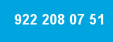 922 208 07 51 922 208 07 51